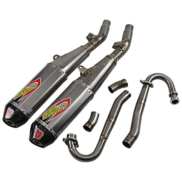 Pro Circuit Ti-6 Titanio (tapa de carbono) – Sistema de escape completo Honda CRF450R / RX 2021–2026, imagen 3 de 3