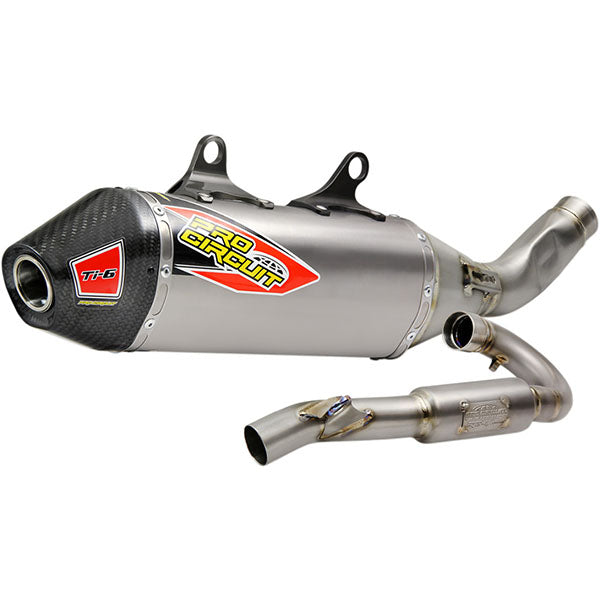 Pro Circuit Ti-6 Titanio – Sistema de escape completo KTM 350 SX-F 2023–2026, imagen 2 de 3