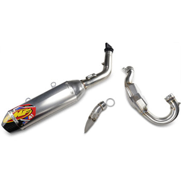 FMF Factory 4.1 RCT Inox – Sistema de escape completo Husqvarna FC 450 / FX 450 2019–2022, imagen 2 de 3