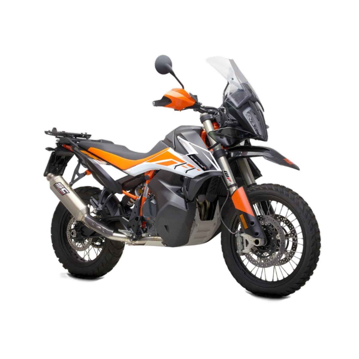SC-Project Rally Raid Titanio – Sistema de escape completo 2-1 KTM 790/890 Adventure, imagen 2 de 3