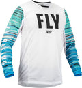 Fly Racing Kinetic Mesh Wave White Blue Mint