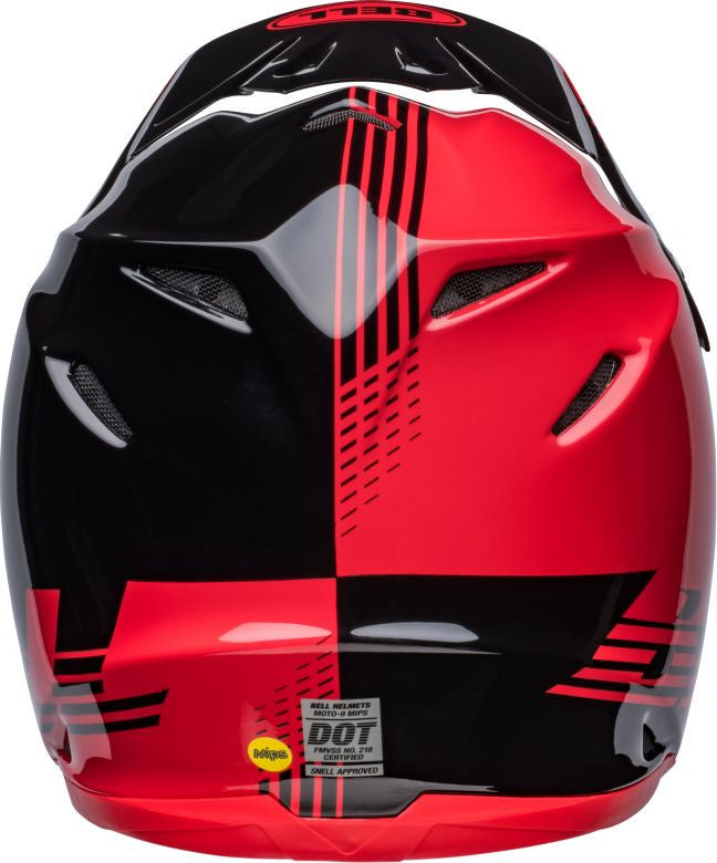 Bell Moto-9 MIPS Louver Black/Red