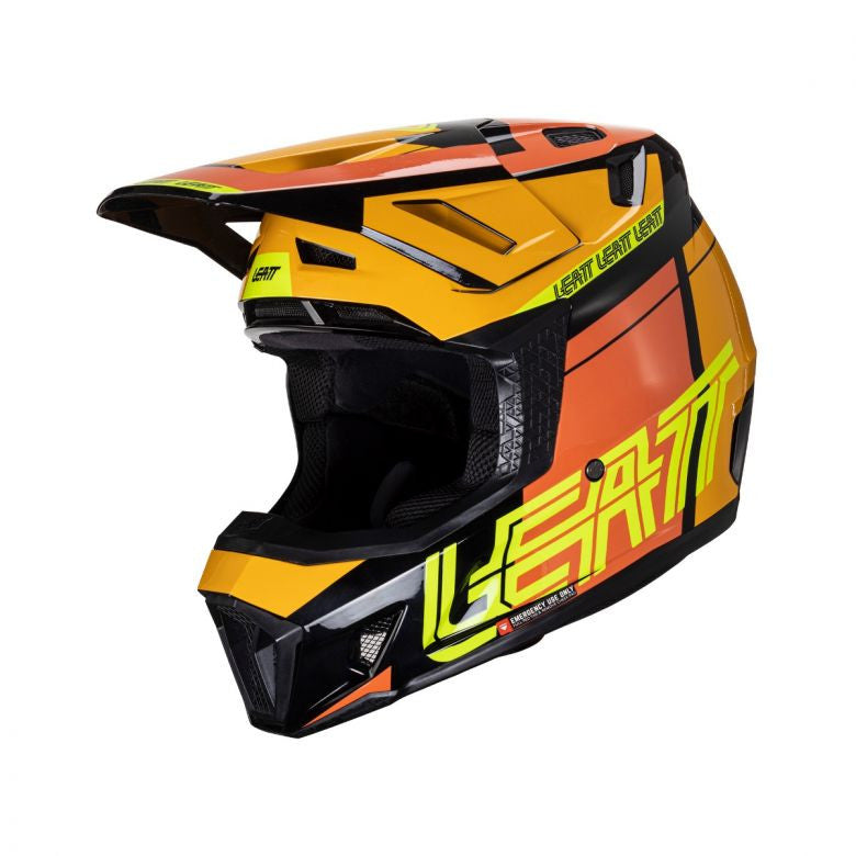 Leatt Moto 7.5 Black/Citrus