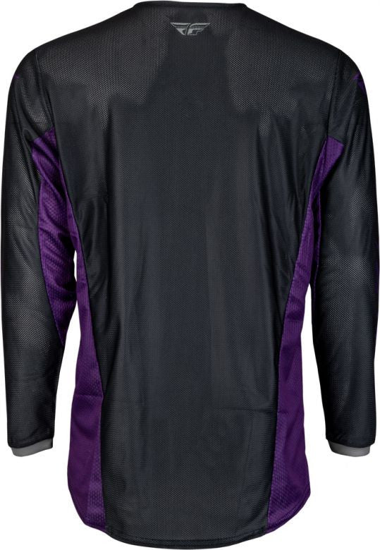 Fly Racing Kinetic Mesh Rave Black Purple Silver