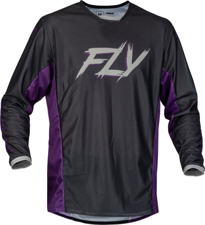 Fly Racing Kinetic Mesh Rave Black Purple Silver