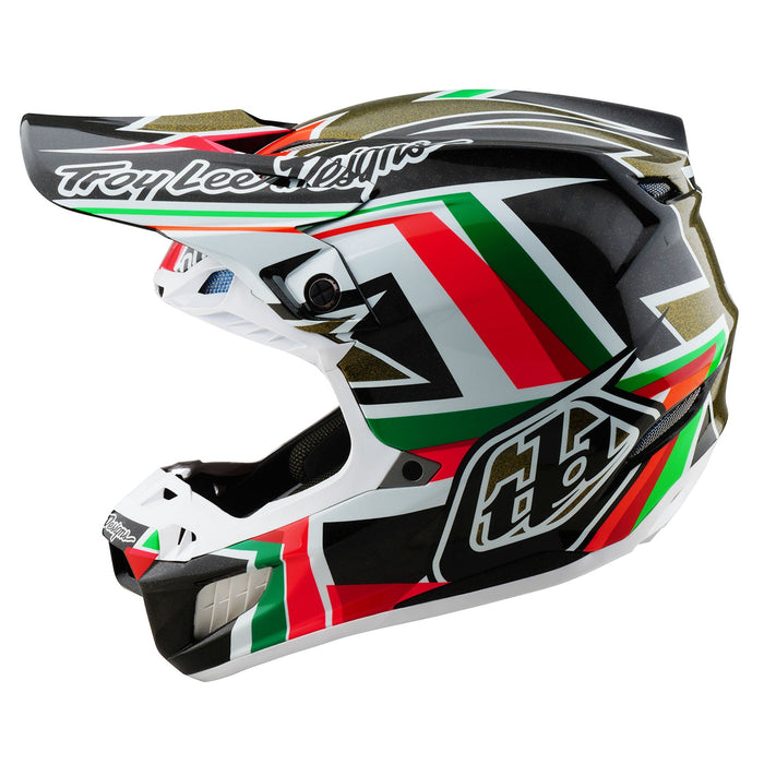 Troy Lee Designs SE5 Carbon Labyrinth — Casco MX con MIPS