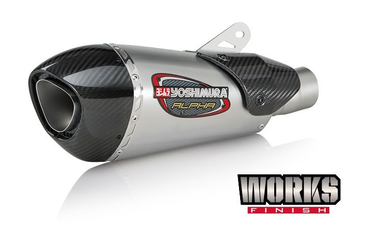 Yoshimura Alpha T Works – Silenciador slip-on KTM 390 Duke / RC 390 2017–2020, imagen 1 de 2